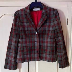 Plaid Blazer